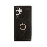 Samsung Phone Case With Card Holder And Strap ( Mirror )-BC25010