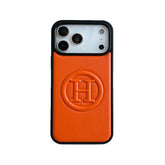 Classic H iPhone case orange – GFH0023