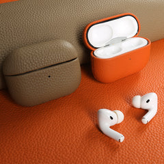 Pebbled Leather Airpods Cases