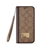 Leather Fold CH iPhone Case With Wallet And Strap-ZDK002