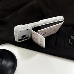 Elegant GG iPhone Case With Card Holder For iPhone 17 Series-GEGG159