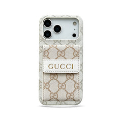 Elegant GG iPhone Case With Card Holder For iPhone 17 Series-GEGG159