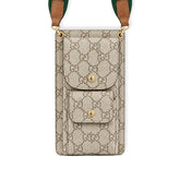 Premium Leather GG Crossbody Phone Bag-RCGG203