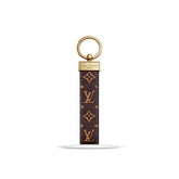 Monogram Leather Strap Key Holder-GELV208