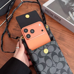 Elegant Leather CH Crossbody Phone Bag-GECH203