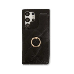 Samsung Phone Case With Card Holder And Strap ( Mirror )-BC25010