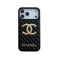 Elegant CC iPhone case black  – GFCC0030