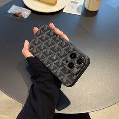 Classic GD iPhone Case With Lens Protection Black-JDK251415