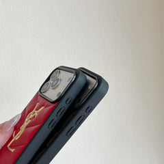Stylish  YL iPhone case black  – GFYL0021
