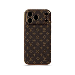 Premium Leather Monogram iPhone Case For iPhone 17 Series-GELV021