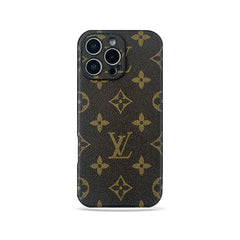 Classic Leather Monogram iPhone Case -GELV053