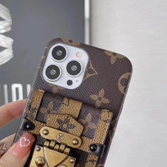 Monogram iPhone Case With Pouch Yellow Printing -MTY241107