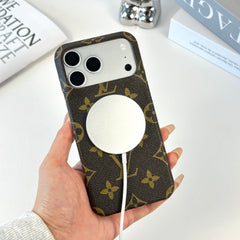 Luxury Monogram Magnetic iPhone Case（Compatible With Magsafe）For iPhone 17 Series-GELV042
