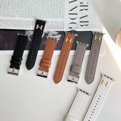 Elegant H Apple Watch Band Orange-GEH120