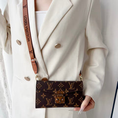 Classic Monogram iPhone Case With Wallet And Crossbody Strap For iPhone 17 Series-RELV100