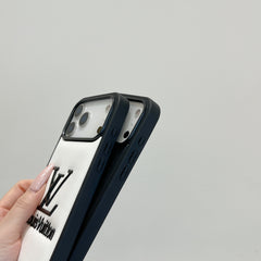 Premium Monogram iPhone case white  – GFLV0025