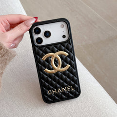 Elegant CC iPhone case black  – GFCC0030