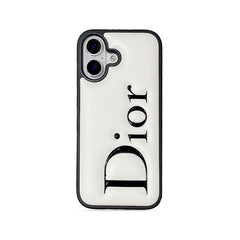 Luxury CD iPhone case white – GFCD0032