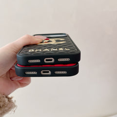 Elegant CC iPhone case black  – GFCC0030