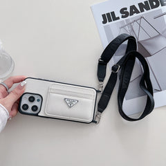 PR Case With Card Holder For iPhone White-XFK241537