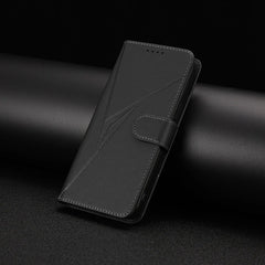 Leather iPhone Cases With Flip Wallet and Strap Black-BC25090