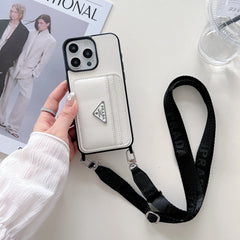 PR Case With Card Holder For iPhone White-XFK241537