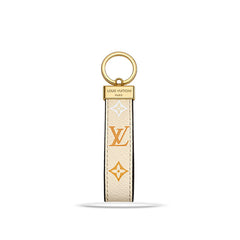 Monogram Colored Leather Key Strap-GELV211