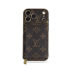 High-quality  Monogram iPhone Case With Wallet  For iPhone 17 Series-GELV164