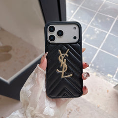 Luxury YL iPhone case black  – GFYL0045