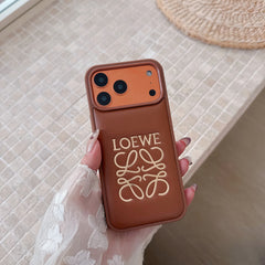 Stylish LE iPhone case brown  – GFLE0053