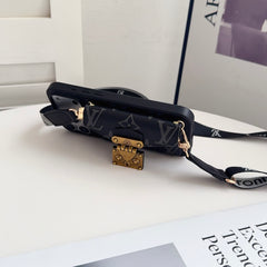 Classic Leather Monogram iPhone Case With Card Holder And Strap-MYK251605