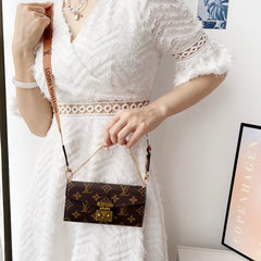 Luxury Flip Monogram iPhone Case With Wallet And Strap-CLK250801