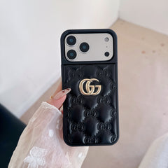 Stylish GG iPhone case black  – GFGG0048