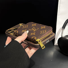 High-quality  Monogram iPhone Case With Wallet  For iPhone 17 Series-GELV164