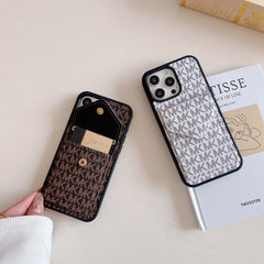 MK iPhone Case With Card Holder White-SJK251136