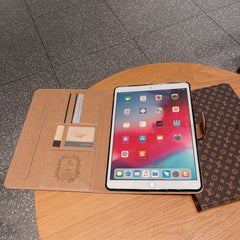 Classic Leather Monogram  iPad Case Big Printing-GELV125