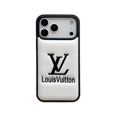 Premium Monogram iPhone case white  – GFLV0025