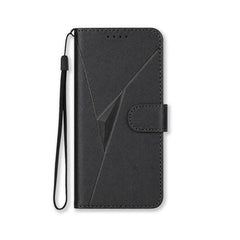 Leather iPhone Cases With Flip Wallet and Strap Black-BC25090