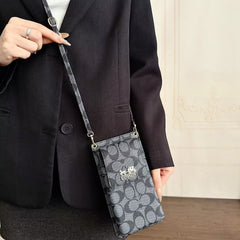 Elegant Leather CH Crossbody Phone Bag-GECH203
