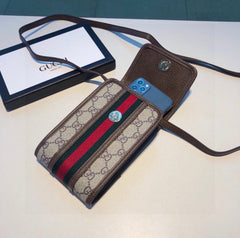 Classic Leather GG Crossbody Phone Purse -GEGG182