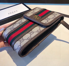 Classic Leather GG Crossbody Phone Purse -GEGG182