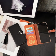 Leather  iPhone Case With Flip Wallet -GE196