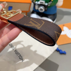 Monogram Classic Pattern Wrist Keychain-GELV209